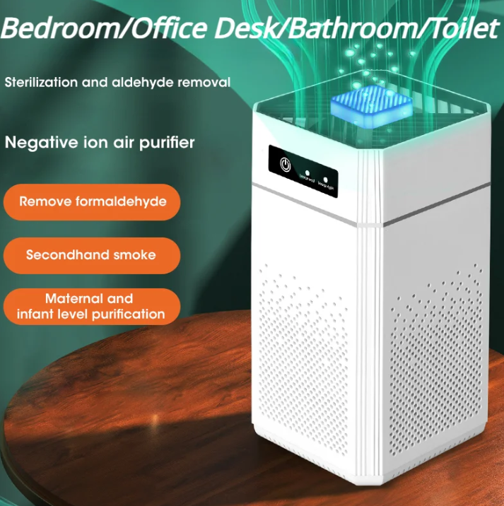 Compact HEPA Air Purifier Home Room Desktop Filtration System