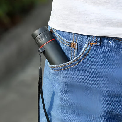 Compact Monocular Telescope With Phone Holder Manual Focus Tripod