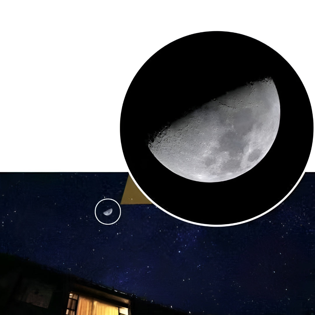 Compact Monocular Telescope With Phone Holder Manual Focus Tripod