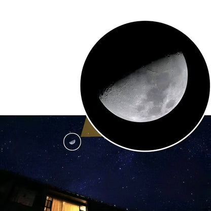 Compact Monocular Telescope With Phone Holder Manual Focus Tripod
