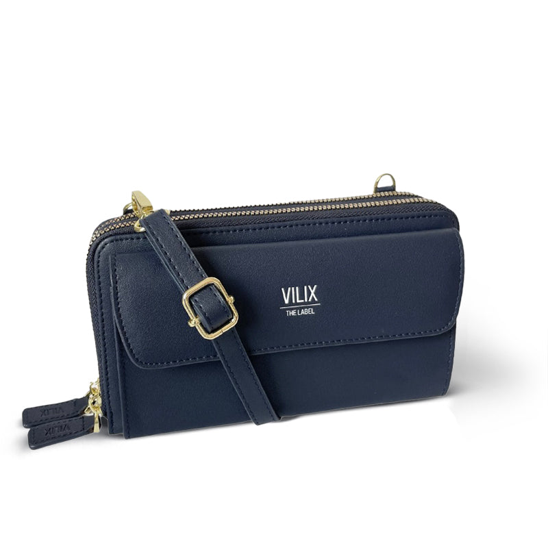 Compact Phone Purse Crossbody Wallet – Vegan Leather Mini Phone Holder for Everyday Essentials