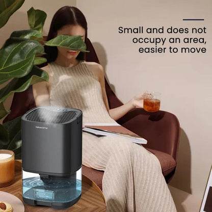 Compact Portable Dehumidifier with Air Filter and Night Light