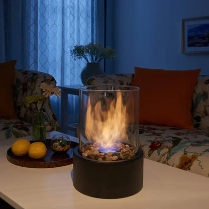 Compact Portable Table Fireplace Ethanol Indoor Outdoor Decor