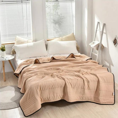 Coperta rinfrescante per dormire nelle notti calde, biancheria da letto leggera