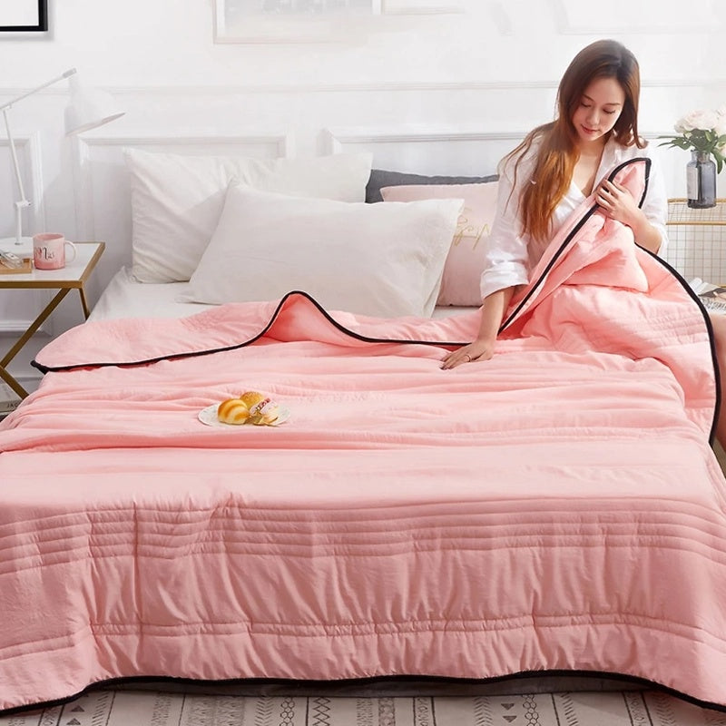 Coperta rinfrescante per dormire nelle notti calde, biancheria da letto leggera