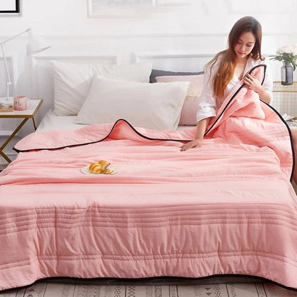 Coperta rinfrescante per dormire nelle notti calde, biancheria da letto leggera