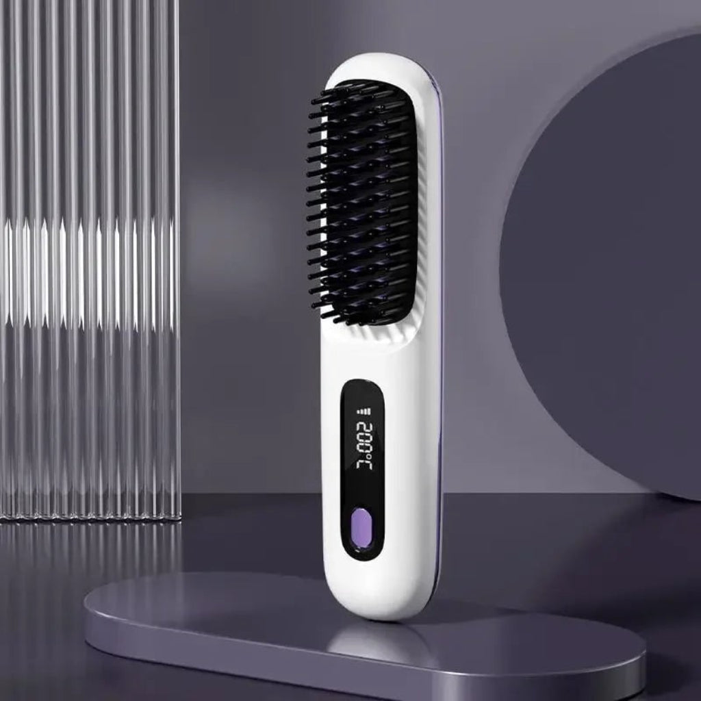 Cordless Ceramic Hair Straightener with USB Rechargeable Design