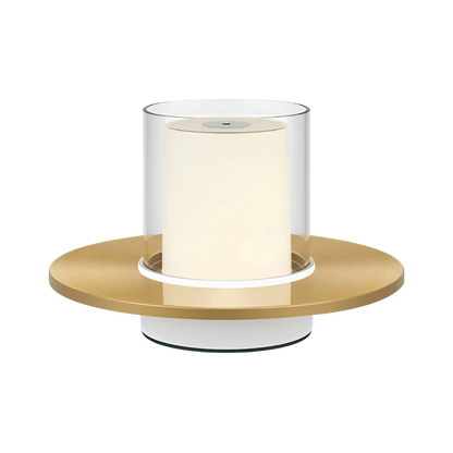 Cordless LED Candle Lamp Adjustable Brightness Table Lamp for Indoor Outdoor Ambient Lighting