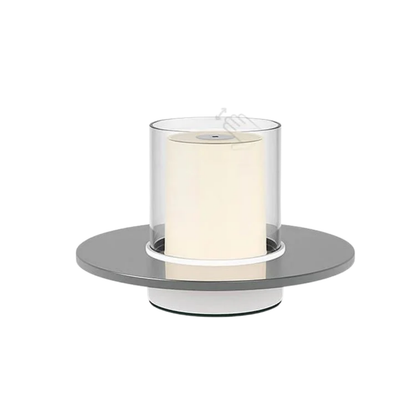 Cordless LED Candle Lamp Adjustable Brightness Table Lamp for Indoor Outdoor Ambient Lighting