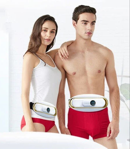 Cordless Waist Massage Belt Adjustable Vibration Heat Shaping Support