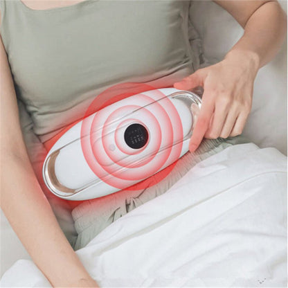Cordless Waist Massage Belt Adjustable Vibration Heat Shaping Support