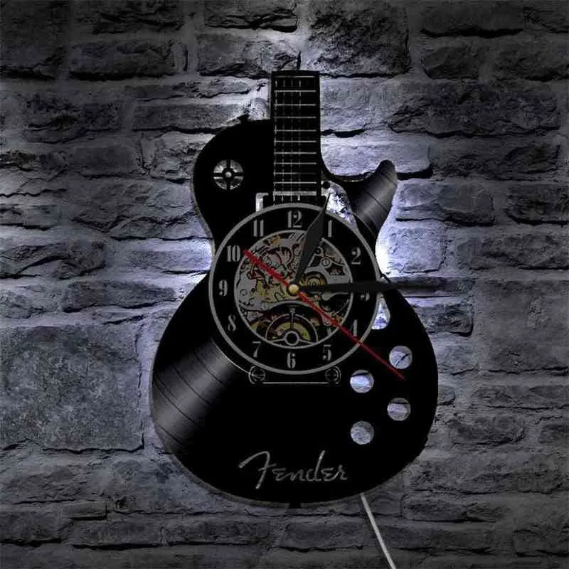 Creative Guitar Wall Clock – Musical Decorative Wall Clock for Home, Studio & Music Lovers