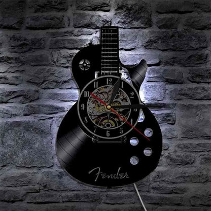 Creative Guitar Wall Clock – Musical Decorative Wall Clock for Home, Studio & Music Lovers