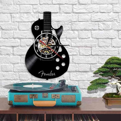 Creative Guitar Wall Clock – Musical Decorative Wall Clock for Home, Studio & Music Lovers