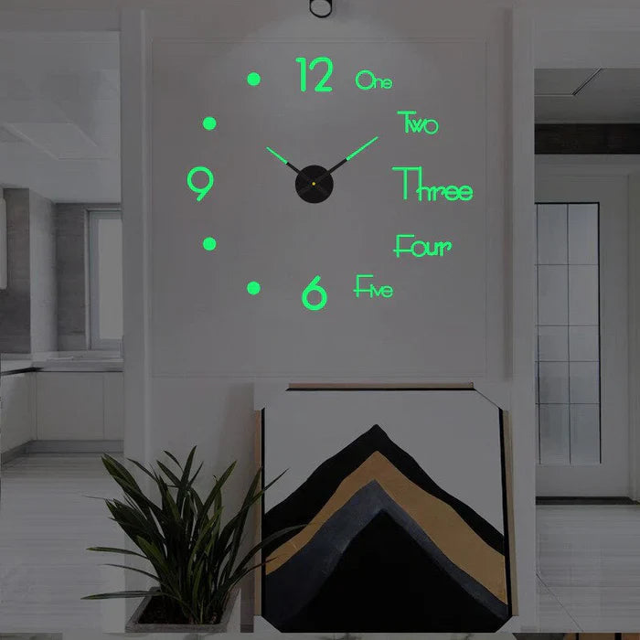 Creative Modern Wall Clock Decorative Silent Design for Home and Office