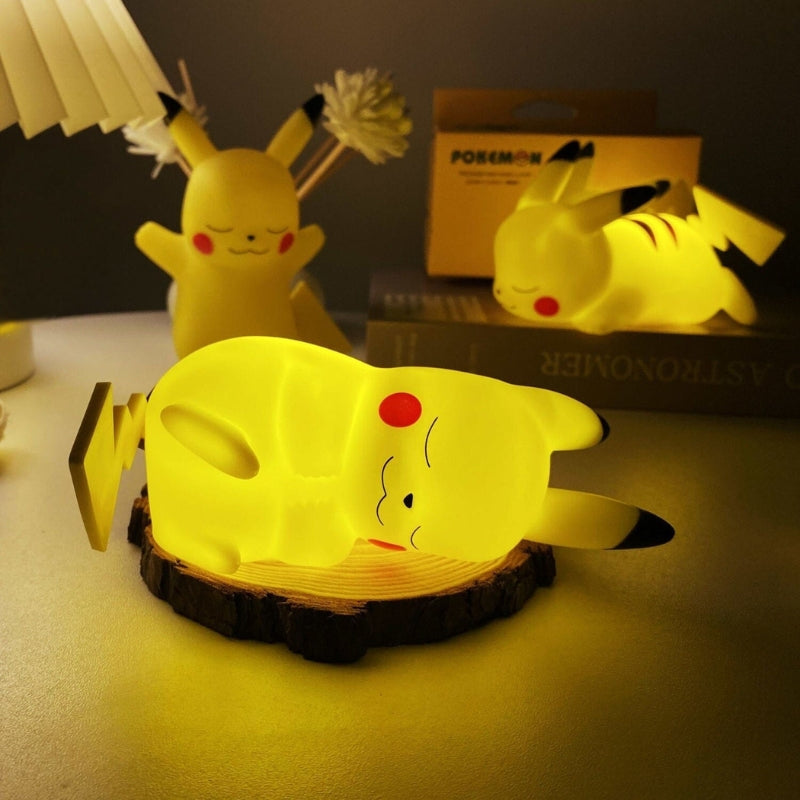 Cute Cartoon LED Night Light Soft Glow Kids Bedside Night Lamp