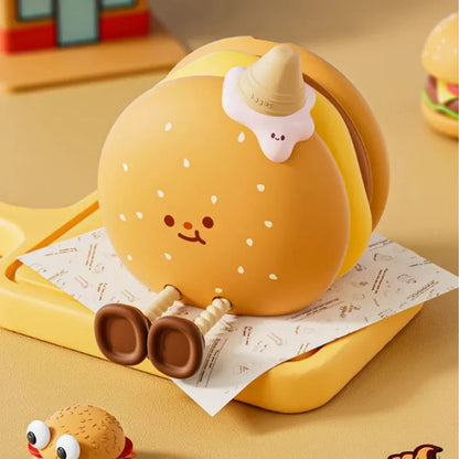 Cute Character Bedside Night Light Touch Control Rechargeable Three Level Lamp