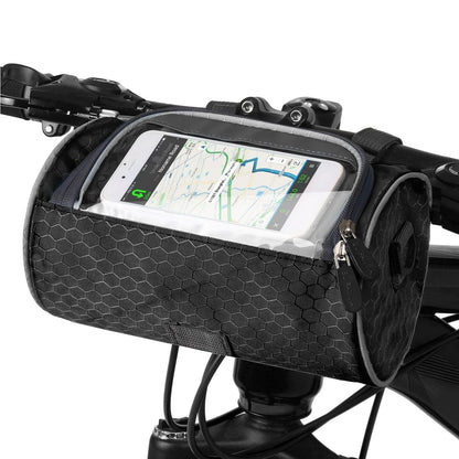 Cycling Storage Bag Touchscreen Phone Holder Secure Bike Handlebar Pack