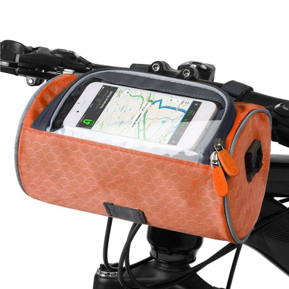 Cycling Storage Bag Touchscreen Phone Holder Secure Bike Handlebar Pack