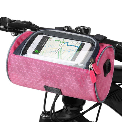 Cycling Storage Bag Touchscreen Phone Holder Secure Bike Handlebar Pack