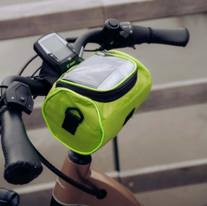 Cycling Storage Bag Touchscreen Phone Holder Secure Bike Handlebar Pack