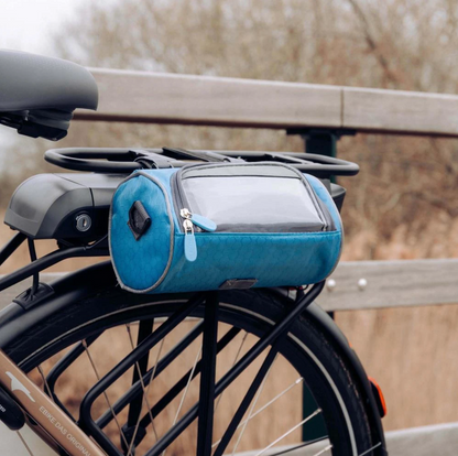 Cycling Storage Bag Touchscreen Phone Holder Secure Bike Handlebar Pack
