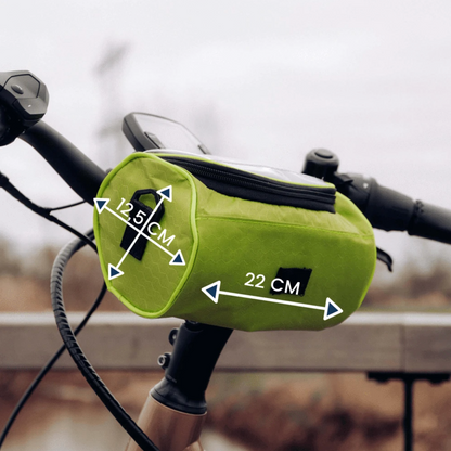 Cycling Storage Bag Touchscreen Phone Holder Secure Bike Handlebar Pack