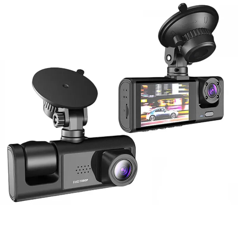 Dash Cam with IR Night Vision Dual Camera Full HD Car DVR