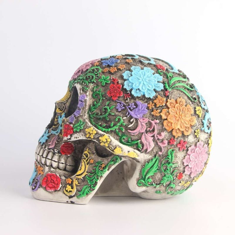 Day of the Dead Skull Decoration Mexican Sugar Skull Ornament Halloween Home Decor