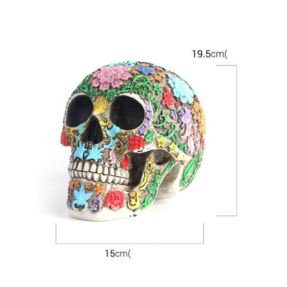 Day of the Dead Skull Decoration Mexican Sugar Skull Ornament Halloween Home Decor