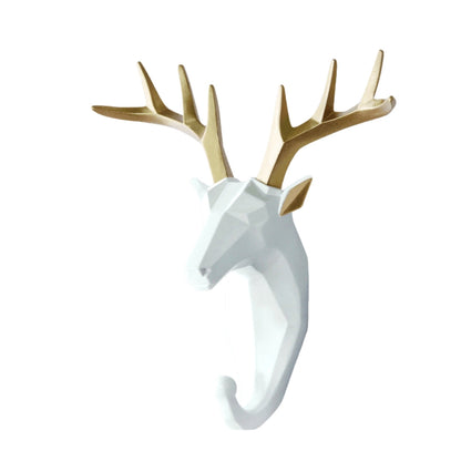 Decorative Animal Head Wall Hook Realistic Wall Mounted Coat Hanger