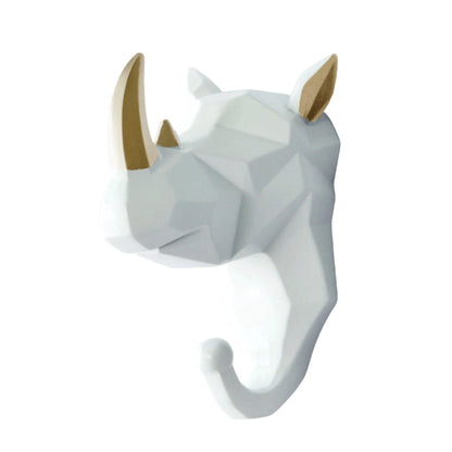 Decorative Animal Head Wall Hook Realistic Wall Mounted Coat Hanger