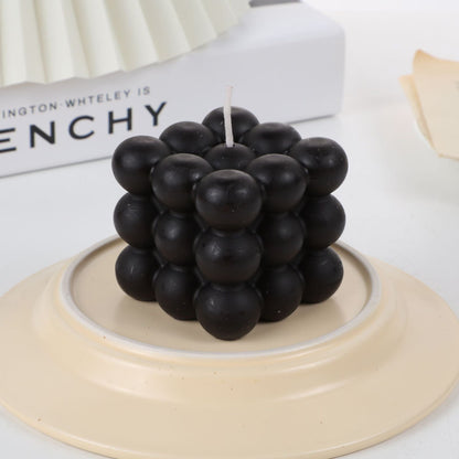 Decorative Bubble Cube Candle Soy Wax Aromatherapy Home Decor Gift