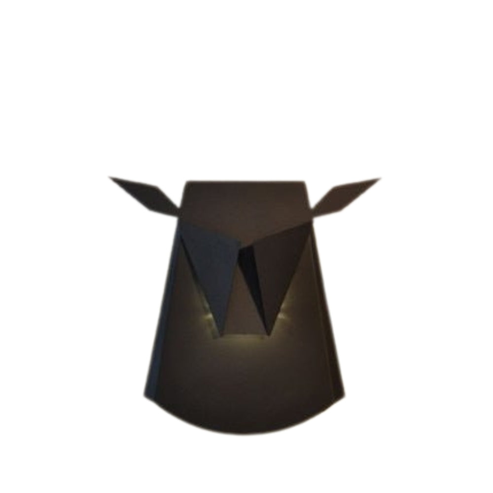 Decorative Deer Head Wall Lamp Rustic Interior Lighting