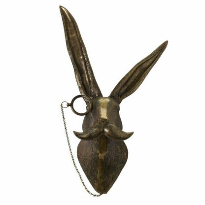 Decorative Deer Head Wall Sculpture Rustic Textured Antler Inspired Home Decor