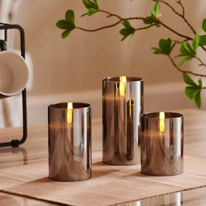 Decorative Flameless LED Candles Battery Operated Smokeless Flickering Warm White Candle Lights