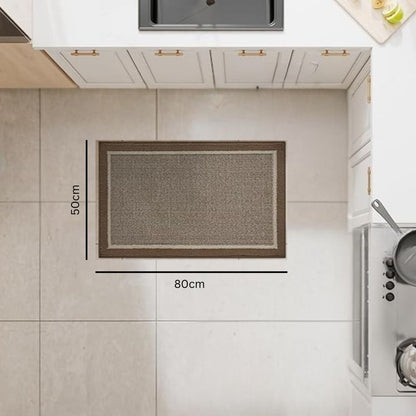 Decorative Runner Rug with Anti Slip Backing for Kitchens Hallways