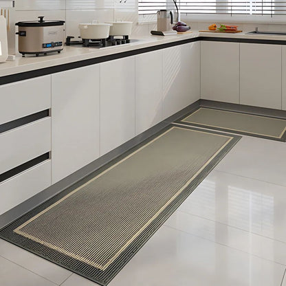 Decorative Runner Rug with Anti Slip Backing for Kitchens Hallways