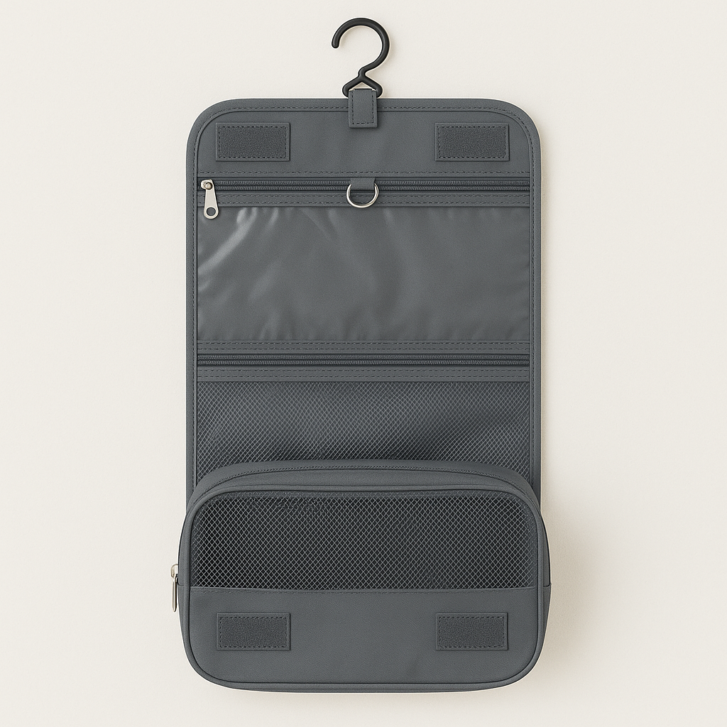 Deluxe Waterproof Toiletry Bag Travel Organizer with Compartments