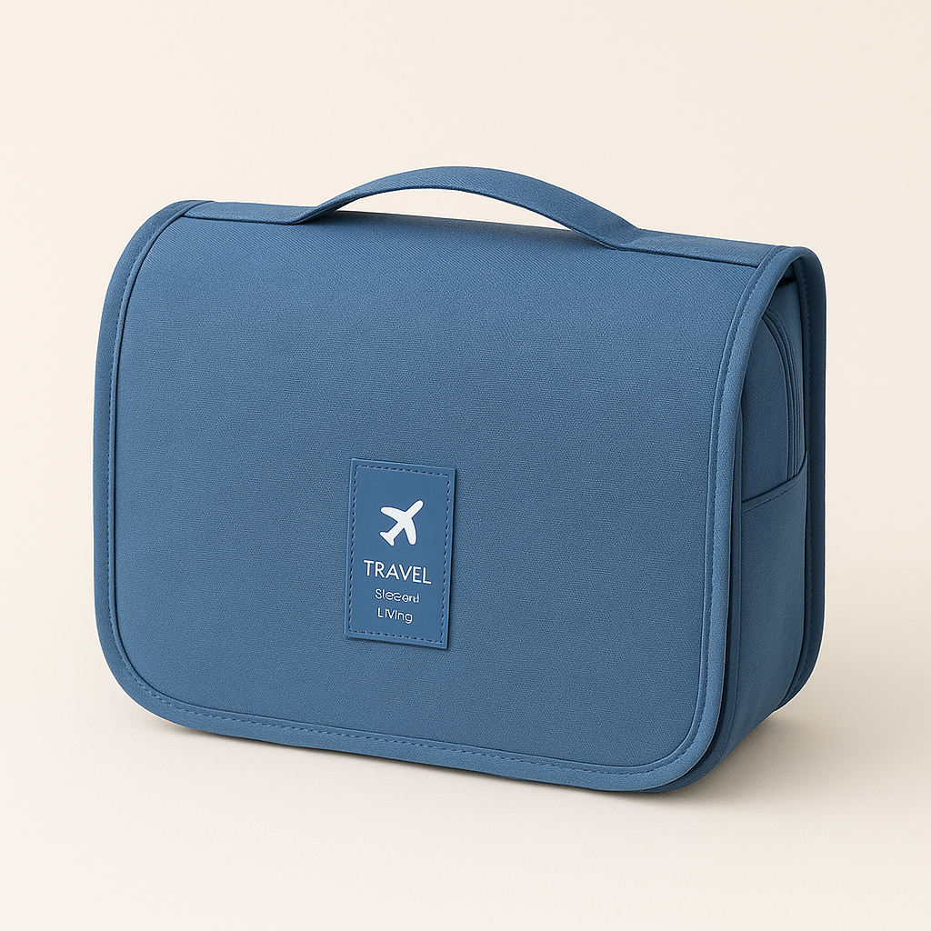 Deluxe Waterproof Toiletry Bag Travel Organizer with Compartments