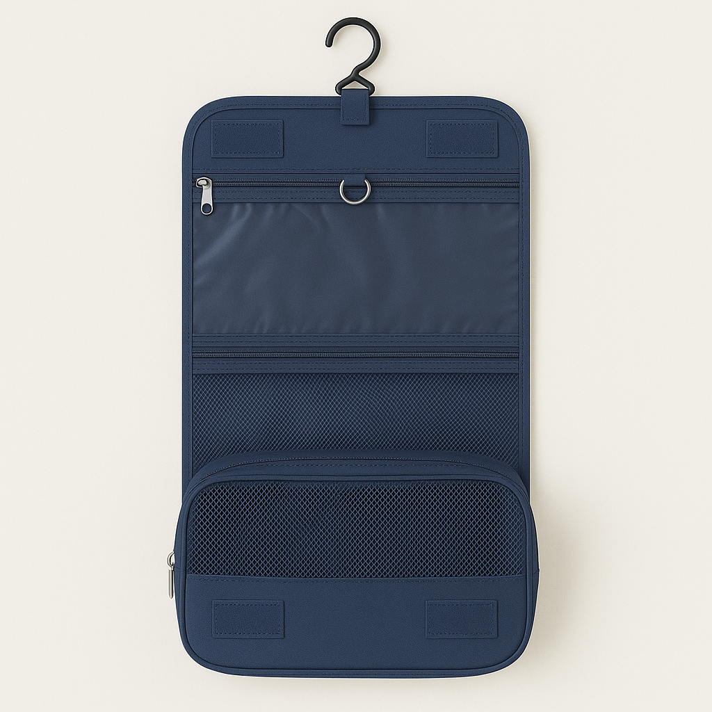 Deluxe Waterproof Toiletry Bag Travel Organizer with Compartments