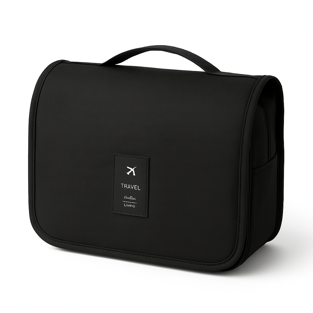 Deluxe Waterproof Toiletry Bag Travel Organizer with Compartments