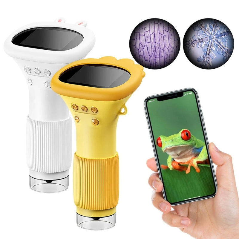 Digital Handheld Microscope for Kids with Screen 1000x Magnification STEM Science Learning Toy