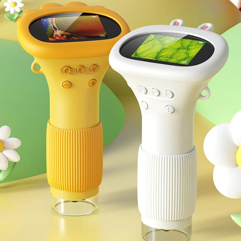 Digital Handheld Microscope for Kids with Screen 1000x Magnification STEM Science Learning Toy