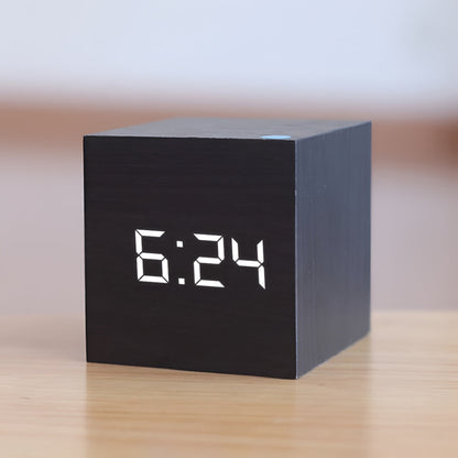 Digital LED Alarm Clock Desk Temperature Display With USB Power