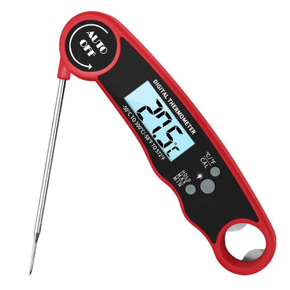 Digital Meat Thermometer Instant Read Waterproof Kitchen BBQ Thermometer Backlit Display