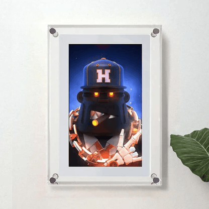 Digital Photo Frame for Photos and Videos with Easy File Upload