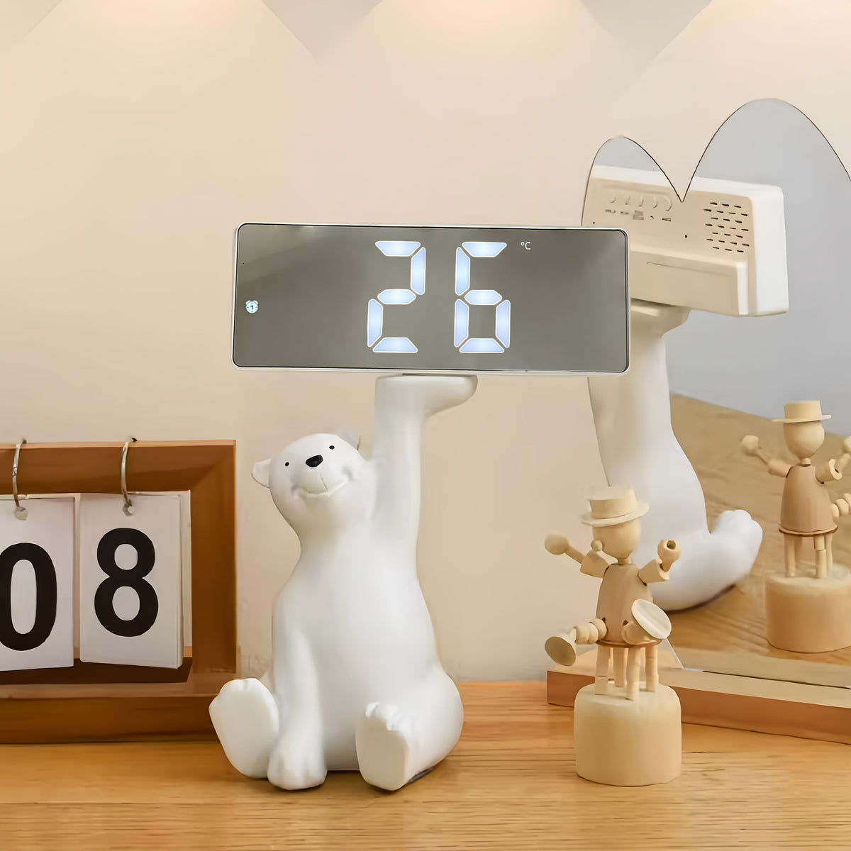 Sveglia digitale con luce che simula l'alba, funzione snooze e display digitale