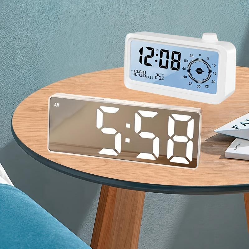 Sveglia digitale con luce che simula l'alba, funzione snooze e display digitale