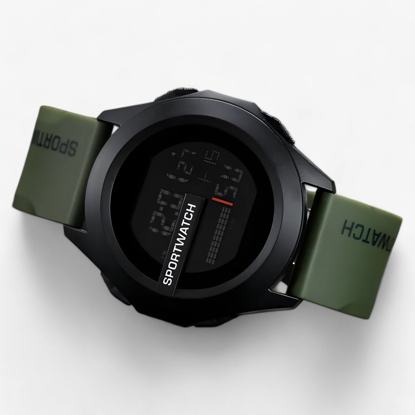 Digital Waterproof Sports Watch Men Outdoor Military Style